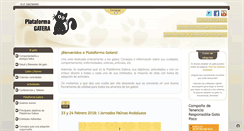 Desktop Screenshot of plataformagatera.org